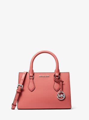 michael kors sheila small faux saffiano leather satchel|Michael Kors saffiano leather tote.